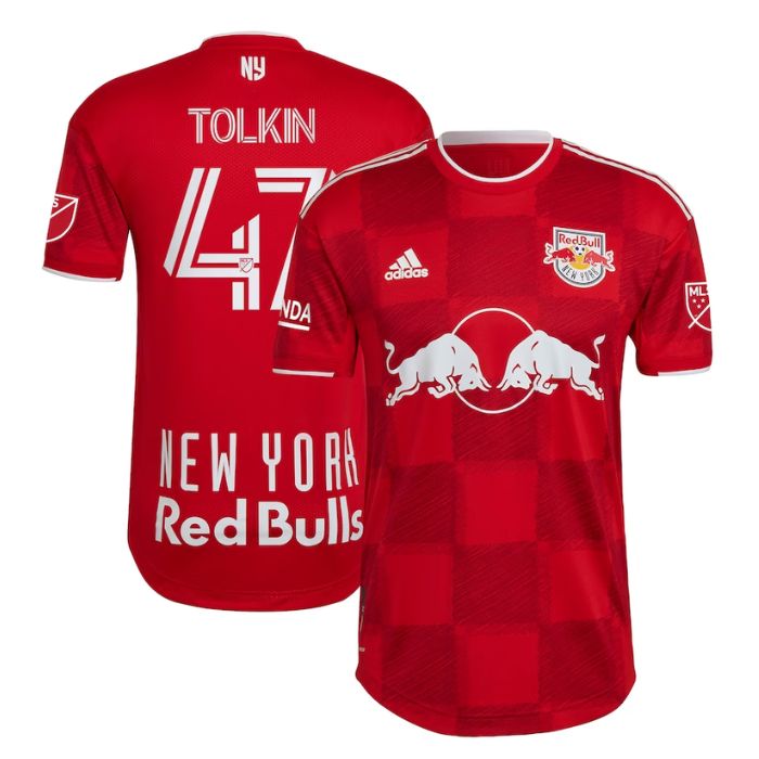 John Tolkin New York Red Bulls Unisex Shirt 2022 1Ritmo Player Jersey - Red