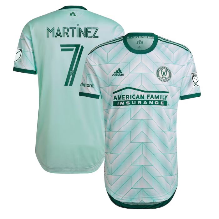 Josef Martinez Atlanta United FC Unisex Shirt 2022 The Forest Kit Player Jersey - Mint