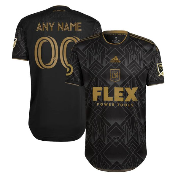 LAFC Team Unisex Shirt 2022 5 Year Anniversary Kit Custom Jersey - Black