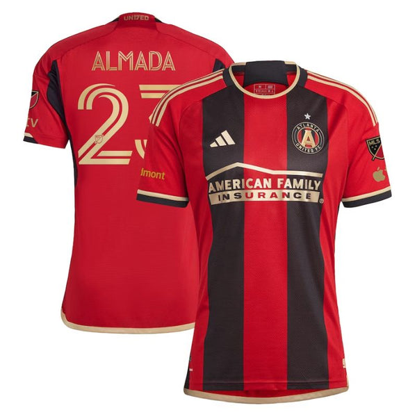 Men's Atlanta United FC Thiago Almada Black 2023 The 17s' Kit  Jersey