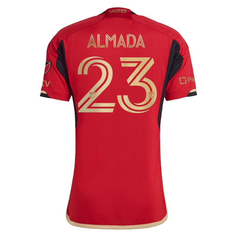 Men's Atlanta United FC Thiago Almada Black 2023 The 17s' Kit  Jersey