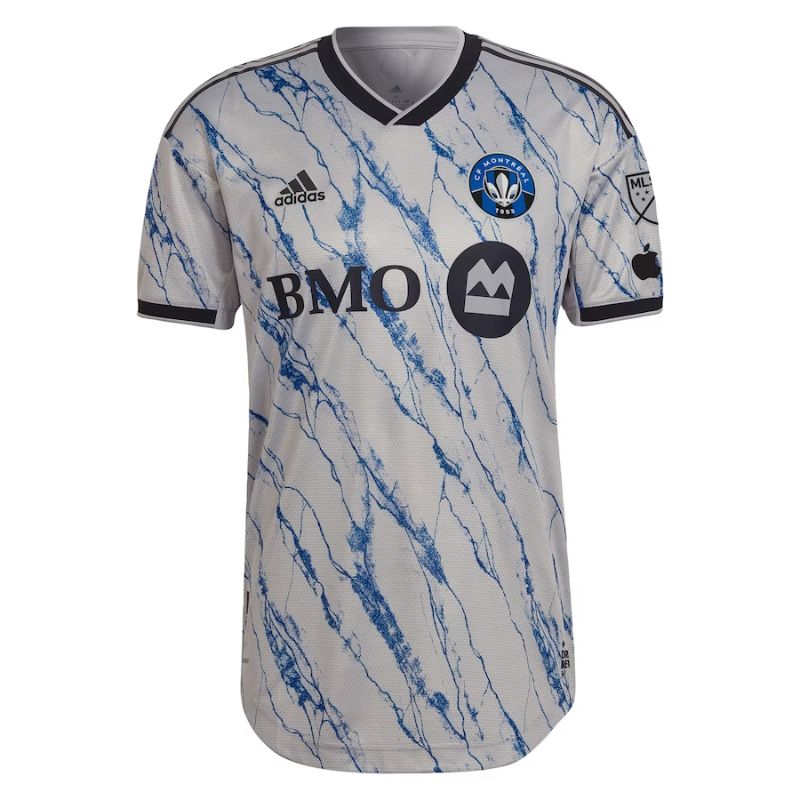 Men's CF Montreal Gray 2023 Secondary  Custom Jersey