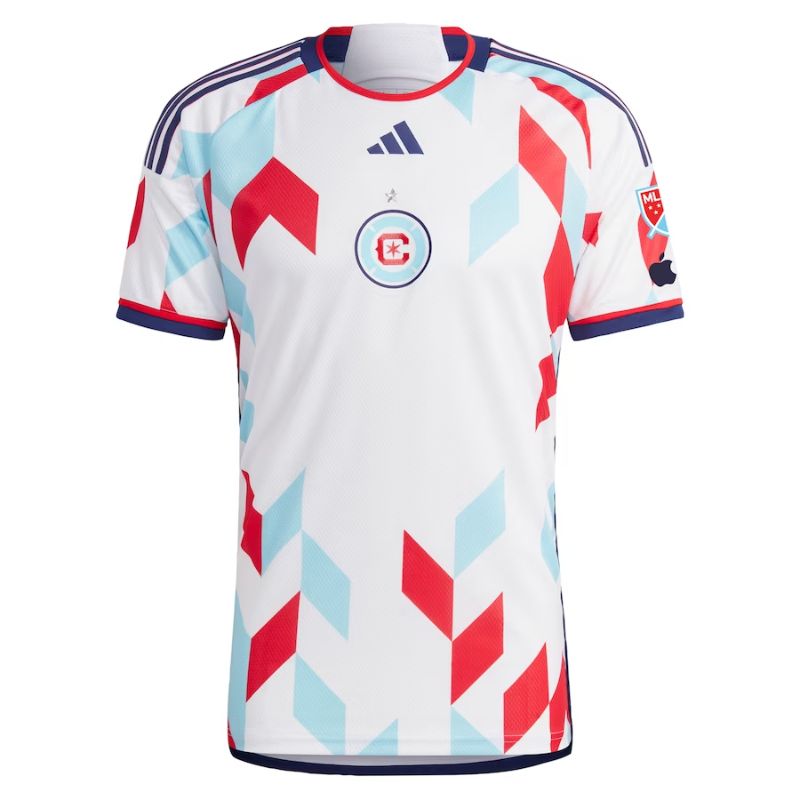 Men's Chicago Fire Chris Mueller White 2023 A Kit For All  Player Jersey