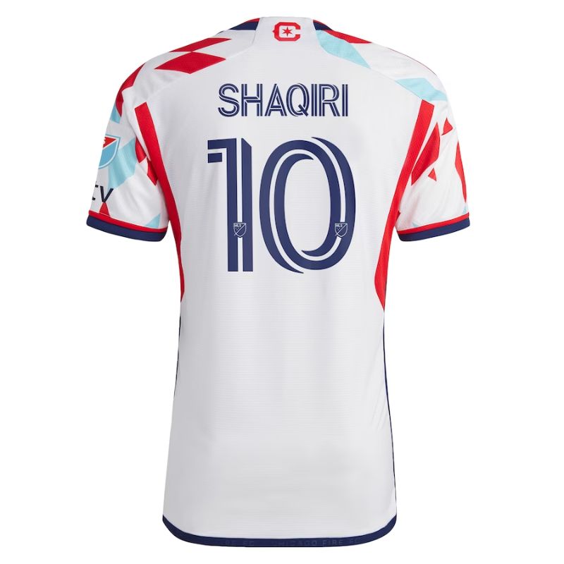 Men's Chicago Fire Xherdan Shaqiri White 2023 A Kit For All  Player Jersey