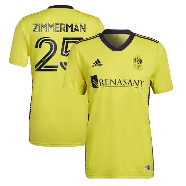 Walker Zimmerman Nashville SC Unisex Shirt 2022 The Homecoming Kit Player Jersey - Yellow